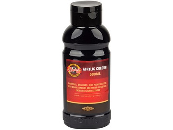 Koh-i-noor Farba Akrylowa 1627700 Black 0700 500 Ml
