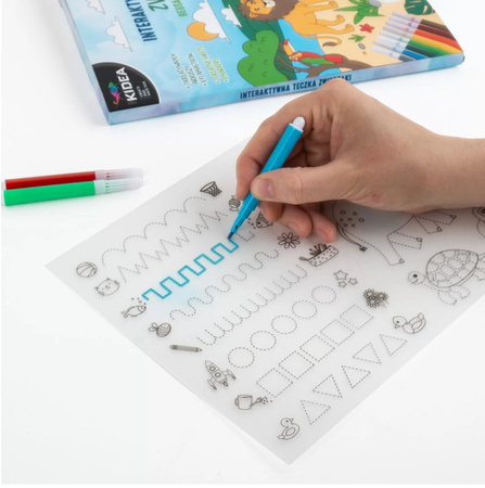 Kidea Interaktywna Teczka Zwierzaki