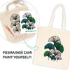 Rosa Talent Zestaw - Torba Do Malowania Ginko Leaves, Bawełna 220 G. 38x42 Cm
