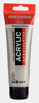 Talens Farba Akrylowa Amsterdam Standard 120ml 800 Silver Metallic 17098002
