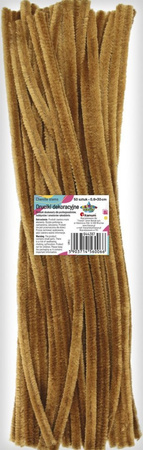 Titanum Druciki Dekoracyjne 0,6x30cm 50szt Jasny Brąz