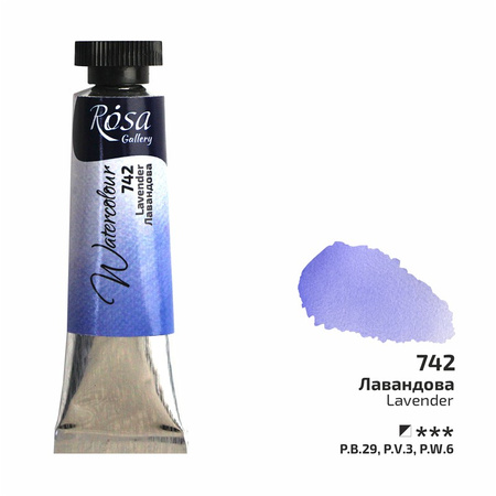 Rosa Gallery Farba  Akwarelowa  Lavender 742 10 Ml Tuba