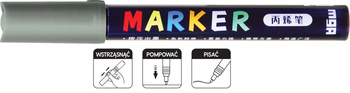 M&G Marker Akrylowy 2mm Srebrny S110