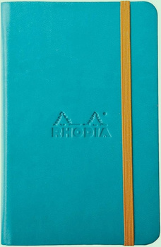 Rhodia Notes A5 90g 96k Twarda Oprawa Linia Turkusowy