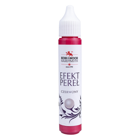 Koh-i-noor Efekt Pereł 30 Ml Czerwony