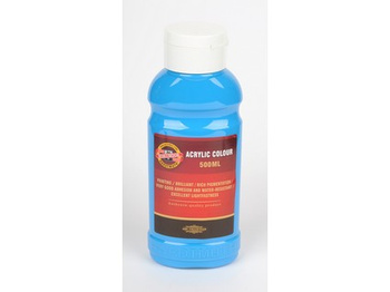 Koh-i-noor Farba Akrylowa 162740 Cyan 0405 500 Ml