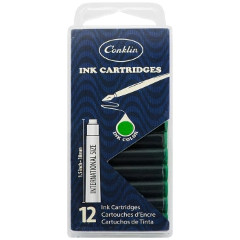 Conklin Naboje Do Pióra Zielone 12 Szt. Ck70078
