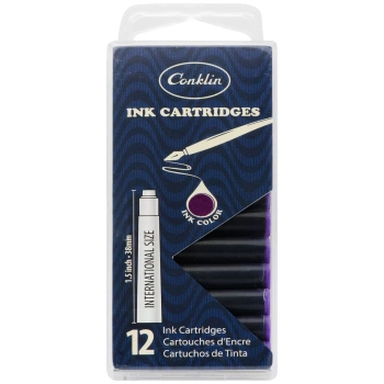 Conklin Naboje Do Pióra Fioletowe 12 Szt. Ck70075