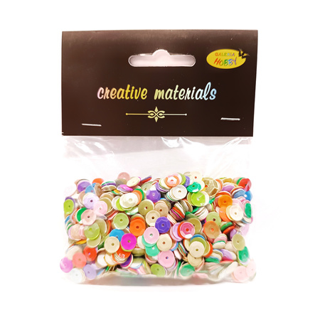 Galeria Hobby Cekiny Kolorowe 6 Mm 20 G