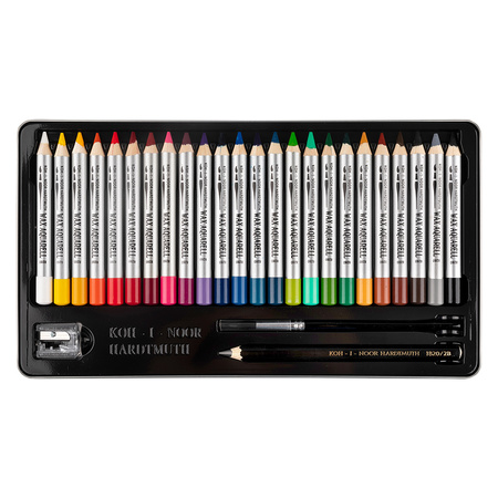 Koh-I-Noor Kredki Wax Aquarell 8284 24 Kolory