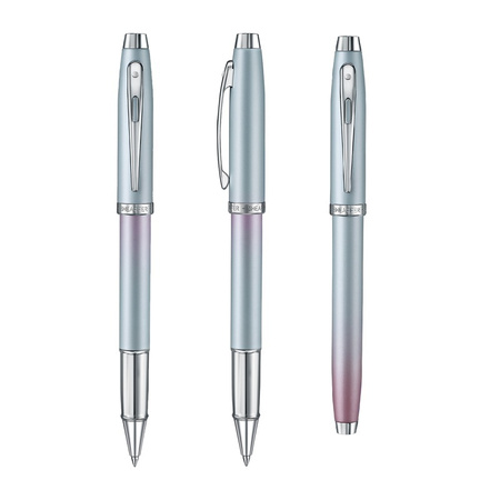Sheaffer Pióro Kulkowe 100 Expressions Perłowo-Niebieskie PVD Chrom 9376