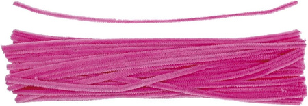 Titanum Druciki Dekoracyjne 0,6x30cm 50szt Satynowy Różowy