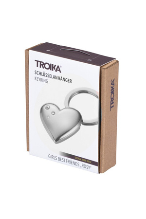 Troika Brelok Do Kluczy Girl's Best Friends Shiny Serce