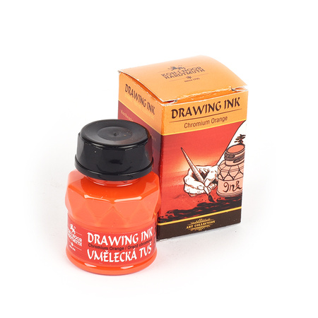 Koh-i-noor Tusz Kreślarski Art 2240 Chromium Orange 20 G.
