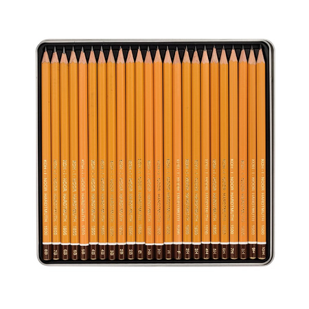 Koh-i-noor Ołówek Grafitowy 1504 Art 8b-10h Kpl. 24 Szt.