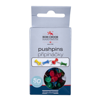 Koh-I-Noor Pinezki Tablicowe-Kołki Kolorowe 50 Szt.