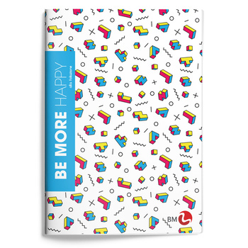 BE MORE ZESZYT A4 HAPPY LINIA 96 STRON 100 G.