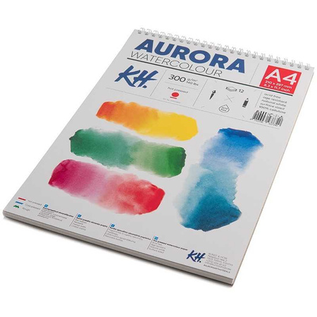 Aurora Blok Do Akwareli A4 300g 12a Spirala Hot Pressed 377003400