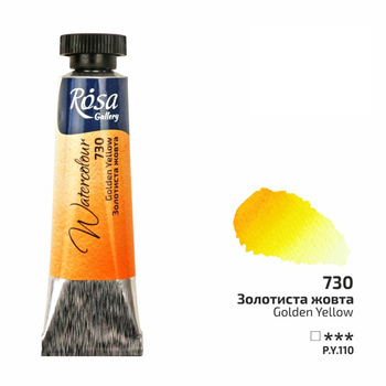 Rosa Gallery Farba  Akwarelowa  Golden Yellow 730 10 Ml Tuba