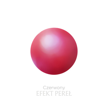 Koh-i-noor Efekt Pereł 30 Ml Czerwony