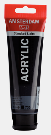 Talens Farba Akrylowa Amsterdam Standard 120ml 735 Oxide Black 17097352
