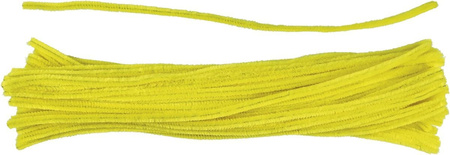 Titanum Druciki Dekoracyjne 0,6x30cm 50szt Żółty