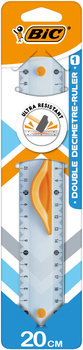 BIC LINIJKA 20 CM DOUBLE RULLER