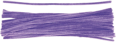 Titanum Druciki Dekoracyjne 0,6x30cm 50szt Fioletowy