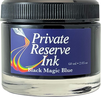 Private Reserve Ink Atrament 60ml Black Magic Blue Pr17002