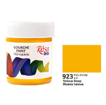 Rosa Studio Farba Gwaszowa Yellow Deep 923 40 Ml