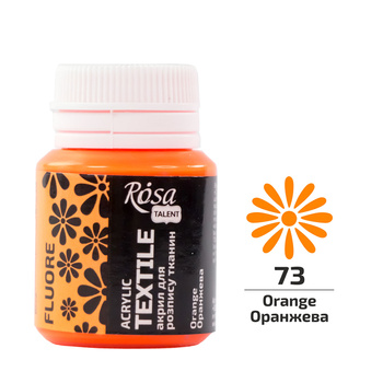 Rosa Talent Farba Do Tkanin Fluorescencyjna Orange 73 20 Ml