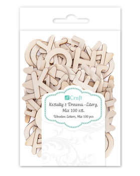 Dp Craft Literki Drewniane 100 Szt.