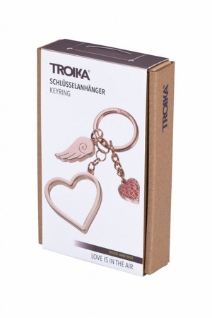 Troika Brelok Do Kluczy Love Is In The Air Serca
