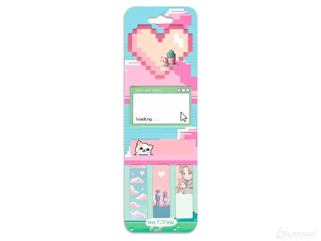 Meshu Karteczki Samoprzylepne 20szt Pixel Love 362694