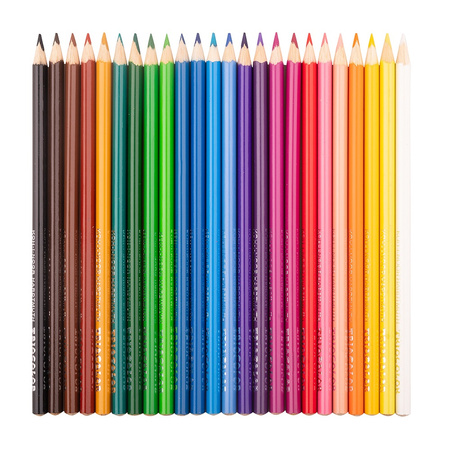 Koh-i-noor Kredki Triocolor 3134 24 Kolory 7 Mm Tygrys - Seria Niebieska