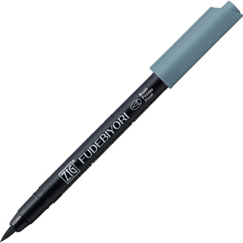 Kuretake Pisak Fudebiyori Blue Gray Zig