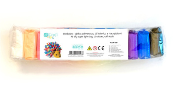 Dp Craft Piankolina Glinka Polimerowa 12kol. z Narzędziami KSZK-029