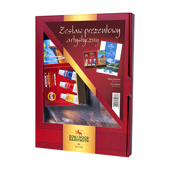 Koh-I-Noor Zestaw Do Malowania Farby Akrylowe 162701 + Blok (11)