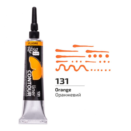 Rosa Talent Konturówka Universal Fluorescencyjna Orange 20 ml
