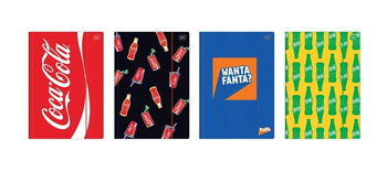 Interdruk Teczka A4 z Gumką Coca Cola MAT+UV