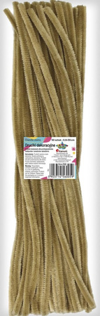 Titanum Druciki Dekoracyjne 0,6x30cm 50szt Beżowy