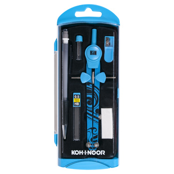 Koh-I-Noor Zestaw z Cyrklem 6 Elementów DSC69006