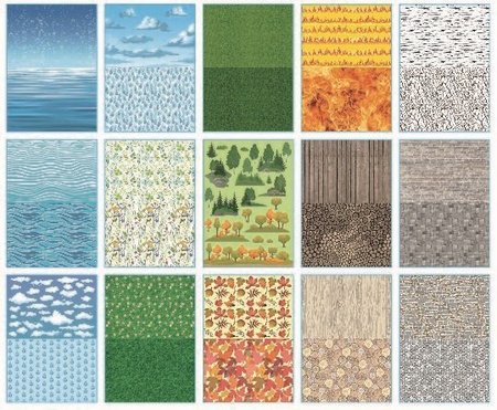 Happy Color Blok z Motywami Natura A4 15 ark. 80g