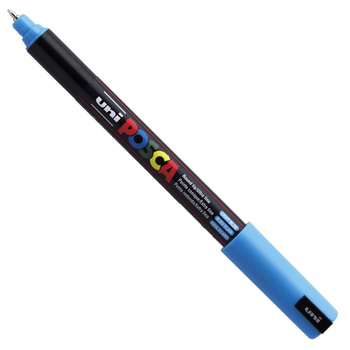 Uni Posca Marker Pc-1mr Light Blue 0,7 Mm