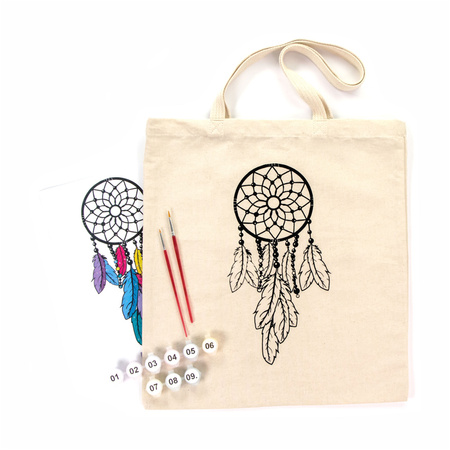 Rosa Talent Zestaw - Torba Do Malowania, Dream Catcher Bawełna 220 G. 38x42 Cm