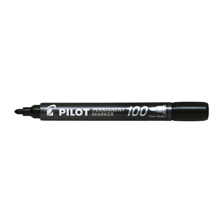 Pilot Marker Permanentny Sca-100 (Końcówka Okrągła) Czarny