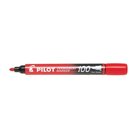 Pilot Marker Permanentny Sca-100 (Końcówka Okrągła) Czerwony