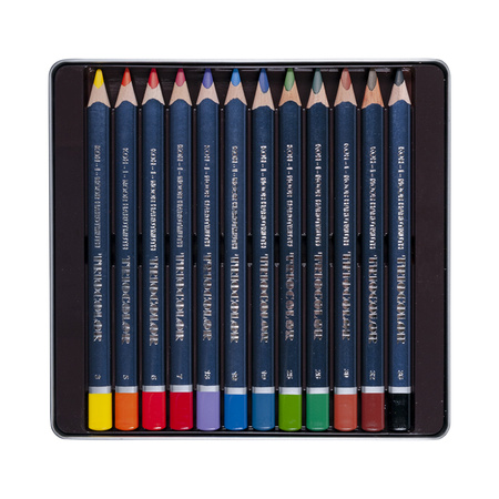 Koh-I-Noor Kredki Triocolor 3162 12 Kolorów Opakowanie Metalowe