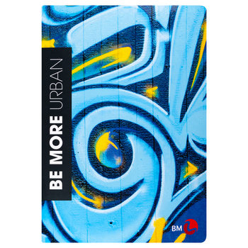 BE MORE ZESZYT A4 URBAN LINIA 72 STRONY 100 G.