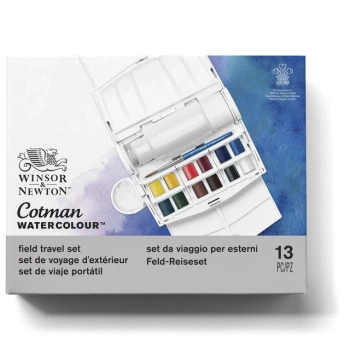 Winsor & Newton Cotman Field Plus Farby Akwarelowe 12 Kol. Zestaw Plenerowy